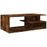 Maison Chic Klubska mizica - kavna mizica - Nizka mizica dimljeni hrast 102x55x35 cm inženirski les, (21753911) Cene