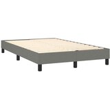  Krevet s oprugama i madracem tamnosivi 120 x 200 cm od tkanine | shoptok.hr