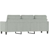  Trosjed svjetlosivi 180 cm baršunasti | shoptok.hr