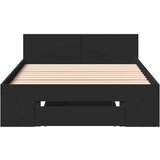 vidaXL Okvir kreveta s ladicom crni 90 x 190 cm konstruirano drvo | shoptok.hr