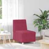 SOFA Stolice 3 pcs boja crnog vina 55 x 74 x 82 cm Baršun | shoptok.hr