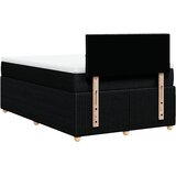  box spring s madracem crni 120 x 190 cm od tkanine | shoptok.hr
