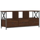 TV ormarić boja smeđeg hrasta 102x33x45 cm od drva i željeza | shoptok.hr