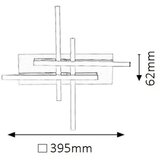  Stropna LED svjetiljka MEREDITH 2478 | shoptok.hr