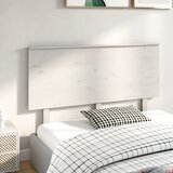  Uzglavlje za krevet bijelo 144x6x82,5 cm od masivne borovine | Eponuda.com