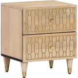 vidaXL Nočna omarica 2 kosa 40x33x46 cm trdna borovina | Shoptok.si