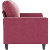  Dvosed vinsko rdeč 140 cm žamet | Shoptok.si