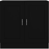 Ormarić za knjige crni 82,5 x 30,5 x 80 od konstruiranog drva | shoptok.hr