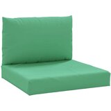  Blazine za kavč iz palet 2 kosa zeleno blago, (20657613) | Shoptok.si