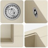  Umivaonik Bež 560 x 460 mm 80% kvarc i 20% smola | Eponuda.ba