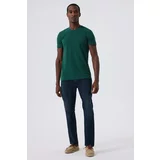 Lee Cooper Men's Twingos 6 Pique O Neck T-Shirt Emerald