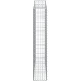  Lučne gabionske košare 5 kom 200x30x160/180cm pocinčano željezo | shoptok.hr