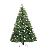 vidaXL Umjetno božićno drvce s stalakom Zelena 180 cm PE i PVC | shoptok.hr