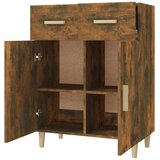  Komoda boja dimljenog hrasta 69,5x34x89 cm konstruirano drvo | shoptok.hr