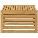 Vanjski stol Čvrsto drvo akacije Bijela 59 x 59 x 37 cm | shoptok.hr