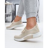 Resti Beige women's fabric sports shoes Vobbu- Footwear | ePonuda.com