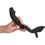 Black Velvets Black Velvet - Vibrator za penis z obročkom za penis in moda (črn) | Shoptok.si