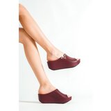 Capone Outfitters Anatomical Soft Comfortable Sole Wedge Heeled Mother Slippers | Shoptok.si
