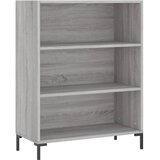 Maison Chic Knjižna omara - Knjižni regal siva sonoma 69,5x32,5x90 cm inženirski les, (21724857) Cene