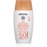 Apivita Bee Sun Safe Daily Age Repair Tinted Fluid SPF50 zaštitna krema za toniranje SPF 50 50 ml | shoptok.hr