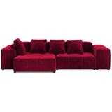 Cosmopolitan Design Crna baršunasta kutna garnitura (varijabilna) Rome Velvet - | shoptok.hr