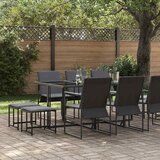  Vrtni set za objed 11 pcs Crna Čelik | shoptok.hr