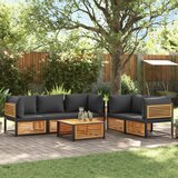 vidaXL 6-dijelna set vrtnih sofa s jastucima masivno bagremovo drvo Cijene