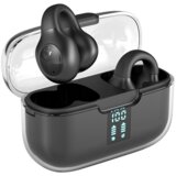 Venisymlis Bluetooth 5.3 odprte ušesne slušalke, pripenjanje, LED ohišje, šport, mikrofon, (22102581) | Shoptok.si