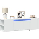 vidaXL Zidni TV ormarić s LED svjetlima bijeli 135x31x39,5 cm | shoptok.hr