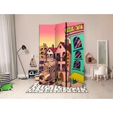 Artgeist PARAVAN 135/172/3 cm rumena, pink | Shoptok.si