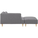 Bessagi Home počivalnik fanny, temno siva, s taburejem | Shoptok.si
