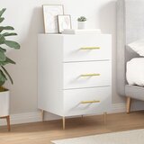 vidaXL Noćni ormarić bijeli 40 x 40 x 66 cm od konstruiranog drva | shoptok.hr
