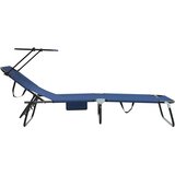  Sklopiva ležaljka za sunčanje Plava 190 x 57 x 81 cm oxford | shoptok.hr