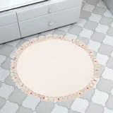 prostirka za kupatilo 100x100cm Bela