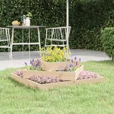 vidaXL visoka greda 83x83x27 cm trdna borovina | Shoptok.si