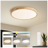 Brilagi prigušiva LED svetiljka WOODLINE LED/72W/230V 3000-6000K hrast prečnik 60 cm +daljinski upravljač Cene