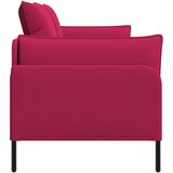 SOFA za dvije osobe 2-sjedalo Vinska crvena 188 x 81 x 89 cm Slike