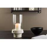 Venture Home svjetiljka za svijeću (lantern) Davida ⌀15 cm, bijela s crnim točkicama | shoptok.hr
