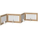 Vrata za pse s postoljem 4 pcs Hrast artisan 100 x 60 cm | shoptok.hr
