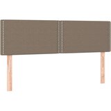  Box spring postelja z vzmetnico taupe 140x190 cm blago, (20791654) | Shoptok.si