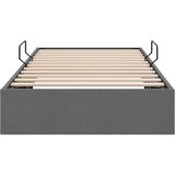 Krevet s od storage s madracem Tamno siva 203 x 100 cm tkanina | Eponuda.ba