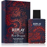 Replay Signature Red Dragon For Man toaletna voda za muškarce 50 ml | shoptok.hr