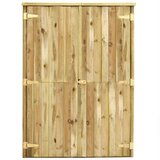  Vrtna kućica za alat od impregnirane borovine 123 x 50 x 171 cm | shoptok.hr