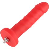 HiSmith HSA74 Smooth Silicone Anal Dildo KlicLok Red 17cm Cene