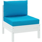  Jastuci za sofu od paleta 2 kom svjetloplavi od tkanine | shoptok.hr