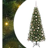 vidaXL Umjetno božićno drvce s stalakom Zelena 180 cm PE i PVC | shoptok.hr