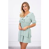 Kesi Waist dress dark mint | shoptok.hr