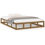  Okvir za krevet od masivnog drva boja meda 150x200 cm veliki | shoptok.hr