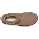 Ugg Snežke iz semiša Classic Ultra Mini bež barva, 1116109.CRBO | Shoptok.si