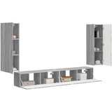  Set omare za televizijo na steni 4 pcs Siva Sonoma, (5000132757) | Shoptok.si